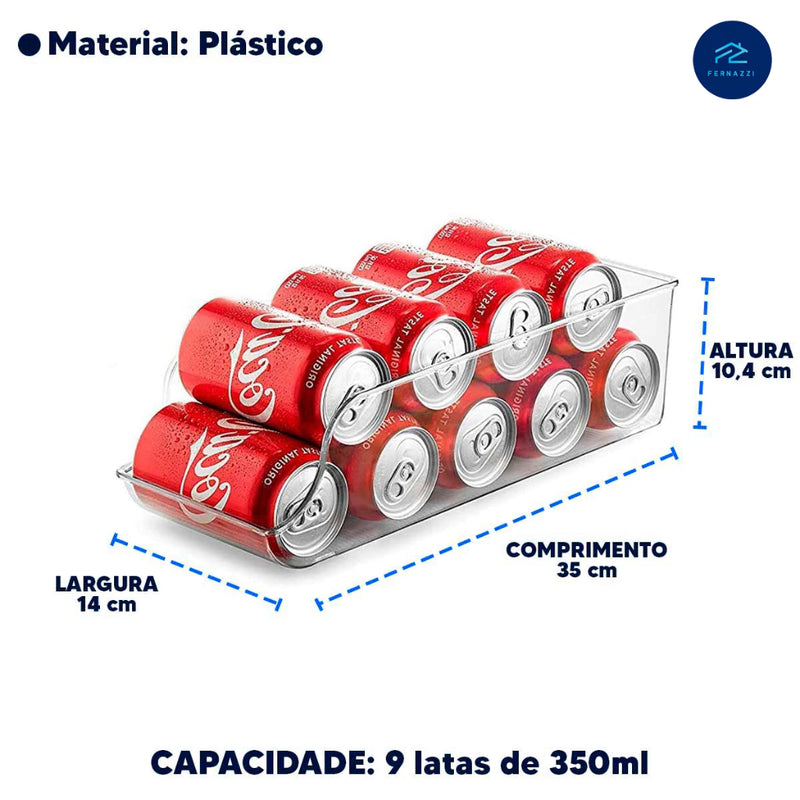 Organizador Multiuso Premium para Latas – Ideal para Geladeira e Armário