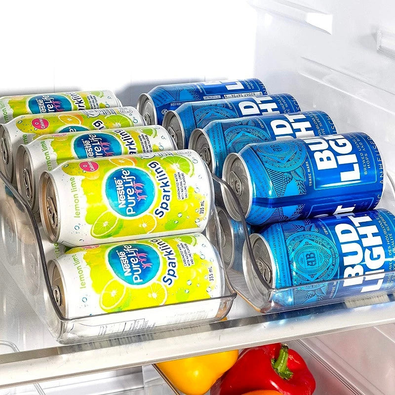 Organizador Multiuso Premium para Latas – Ideal para Geladeira e Armário