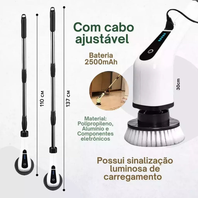Escova De Limpeza Elétrica - CleanFlex