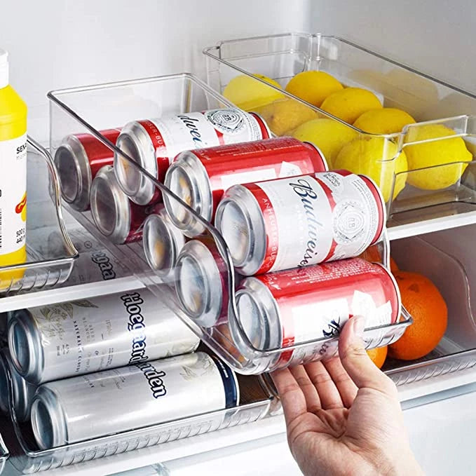 Organizador Multiuso Premium para Latas – Ideal para Geladeira e Armário